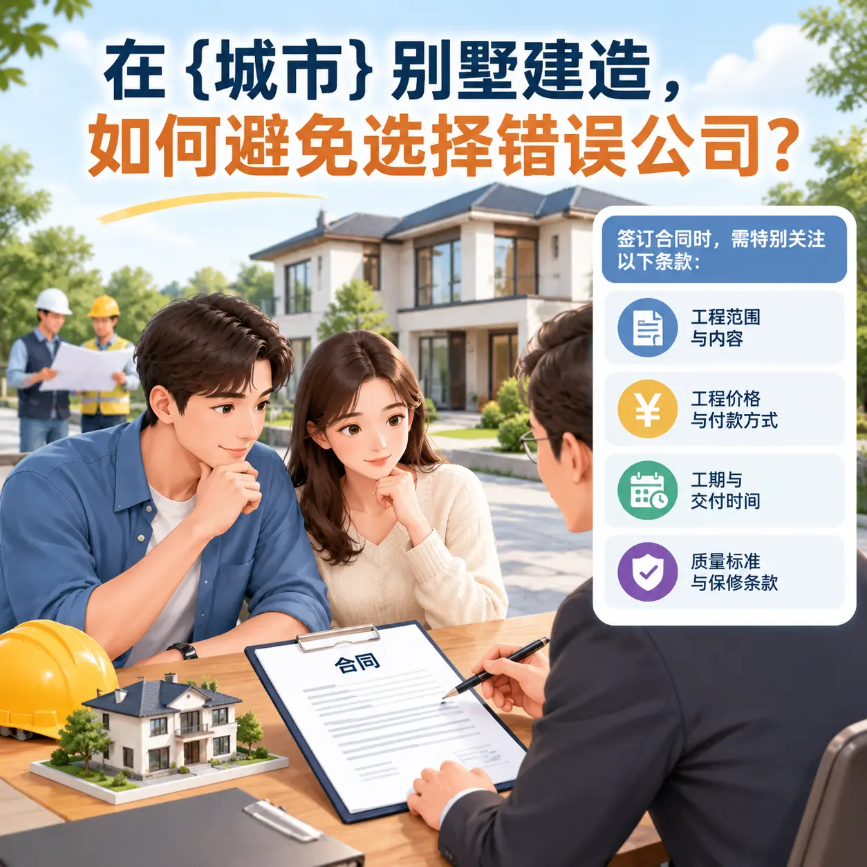 在 黎平 别墅建造,如何避免选择错误公司?