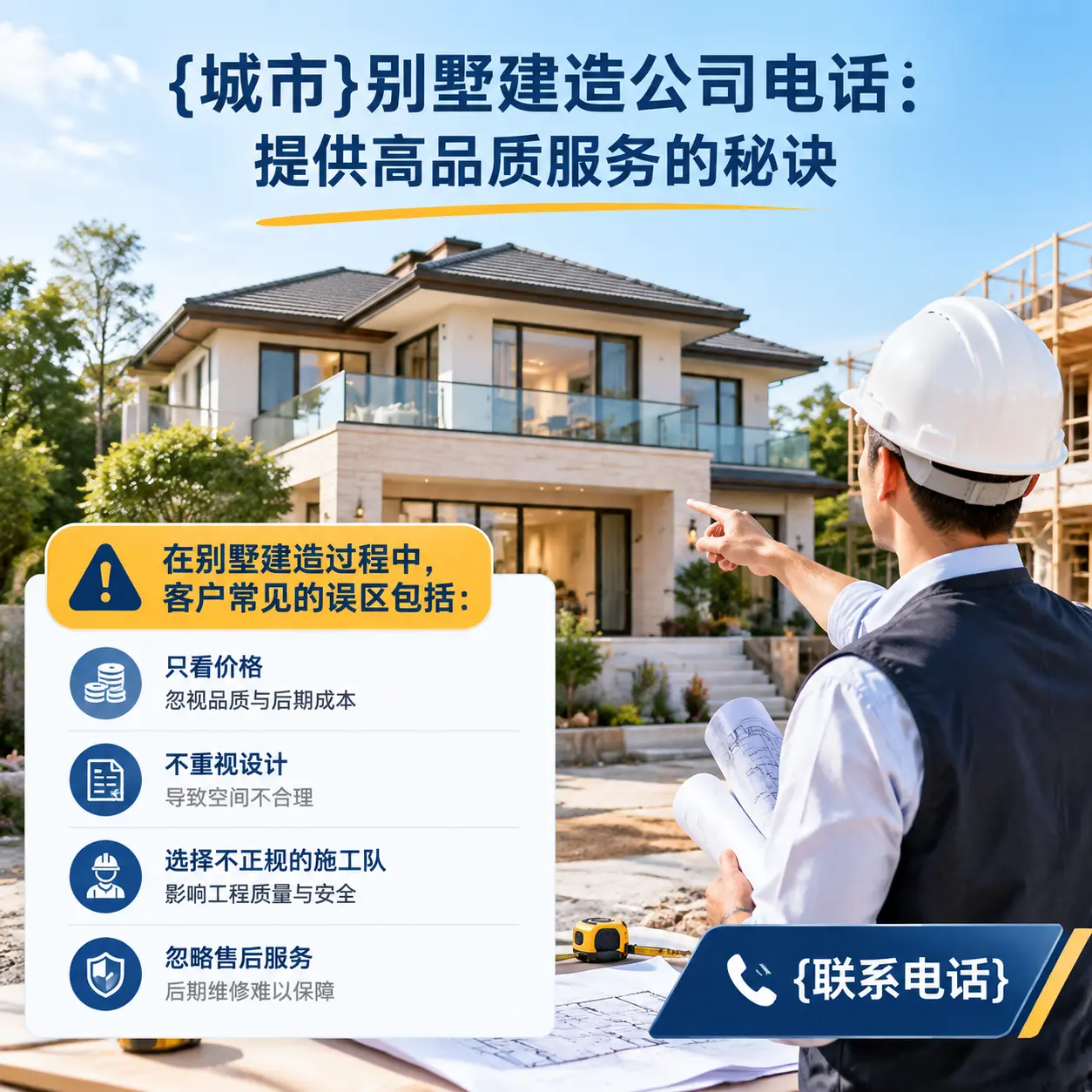 黎平别墅建造公司电话:提供高品质服务的秘诀