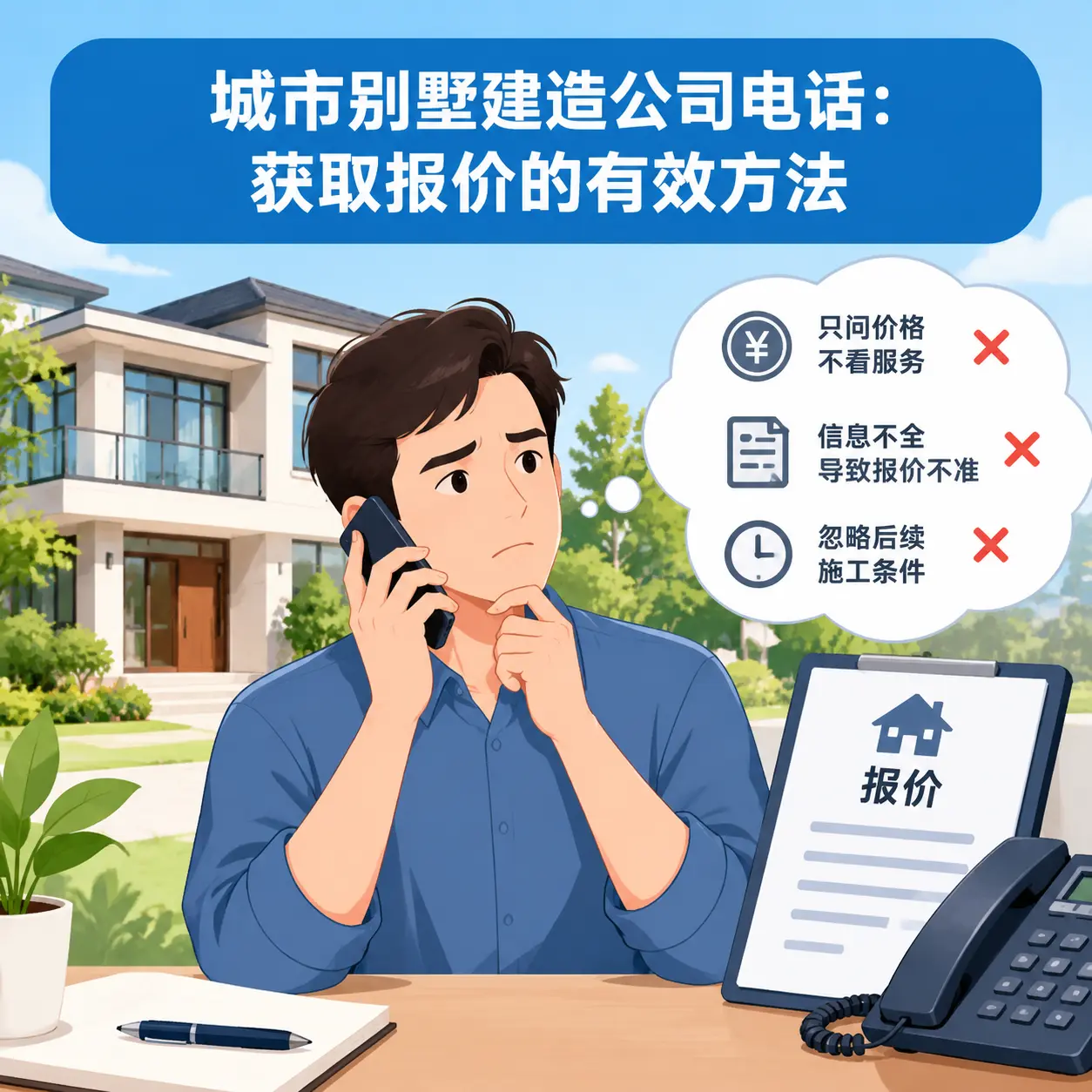 黎平别墅建造公司电话：获取报价的有效方法